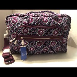 Vera Bradley Lilac Medallion Weekender